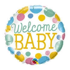 Ballon bébé Welcome baby